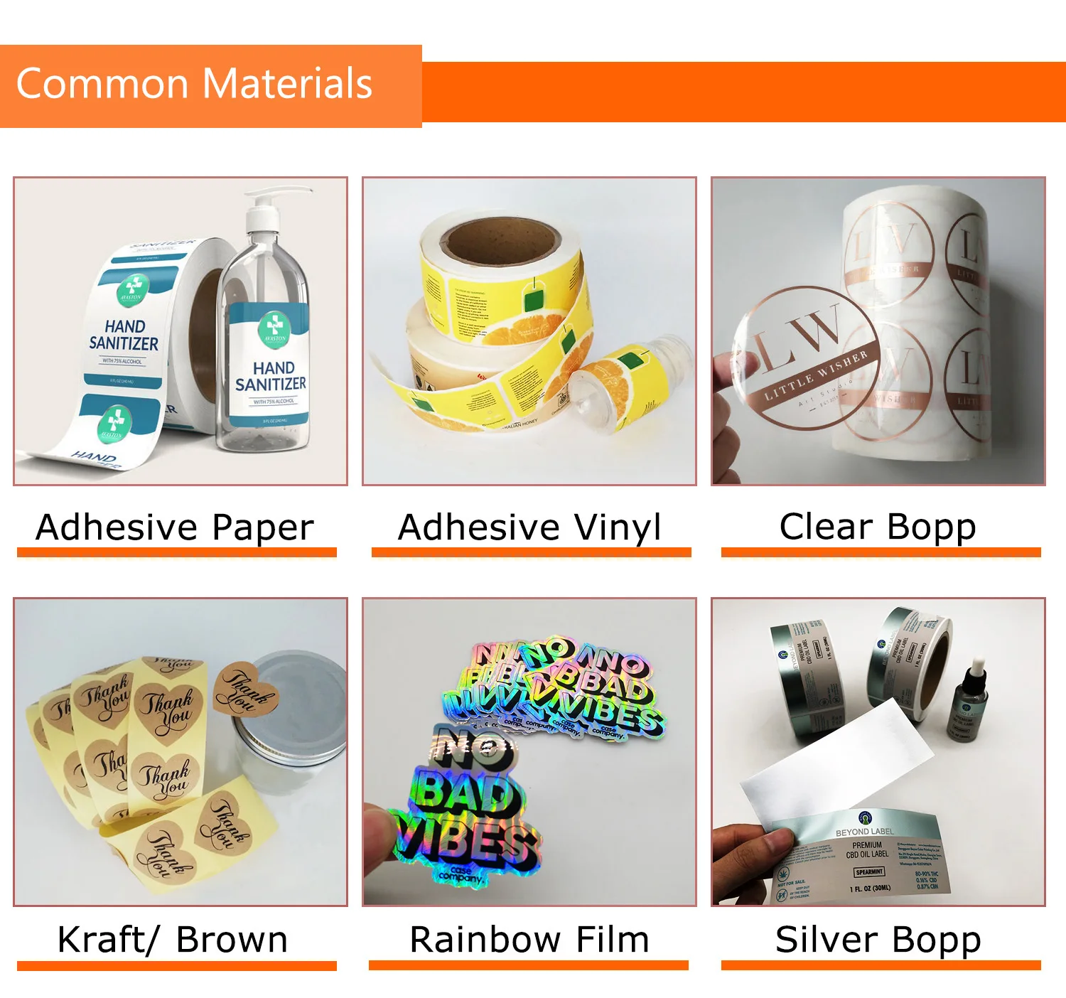 waterproof custom sample perfume bottle sticker labels material