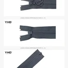 fast delivery 5# resin plastic vislon open end zip with customized puller