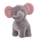 New design wholesale custom various color small soft baby toy stuffed big ears valentine's elephant plush toys