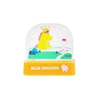 new model 3.1 cm*1.2cm fashion water world flash pre inked rubber fabric stamp toy cartoon kids toy cloth stamp
