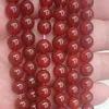 Carnelian stone beads 2019 Wholesale Smooth Polish Natural Red Agate Round Loose Beads For Jewelry Making