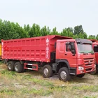strict screening used 8x4 howo dump truck for sale