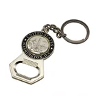 Personalized Design Custom LOGO Metal Bottle Opener Keychain Key Ring For Promotion Gift