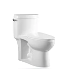 Wc Ceramic Siphonic One-Piece Toilet with Soft Closing Seat