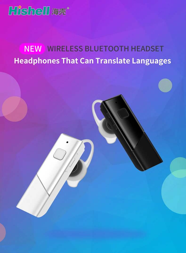 Intelligent 33 Instant Language Translator Voice Bluetooth Wireless Earphone Translator - ANKUX.COM