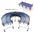 Plastic Conveyor Roller 2020 ABS Plastic Conveyor Belt Telescopic Roller Conveyor for Box Handling