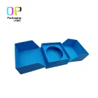 custom logo print luxury rigid display watch jewelry box with inner tray for candle daily gift