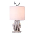 Modern Retro Industrial Desk Lights for Bedroom Bedside Study Restaurant Decorative Lights Resin Rabbit Table Lamps