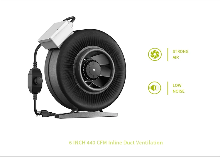 Hot Air Exhaust Fan, HAVC Inline Fan, Ducting Fan