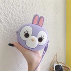 Cute Candy Color Women Wallet Silicone Rabbit Style Money Change Bag in Store Ladies Coin Purse