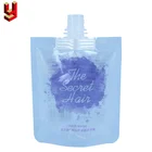 200ml transparent makeup nylon pe spout pouch bag