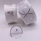 Round Embossed Silver Foil Custom Logo Sticker Label printing On Roll