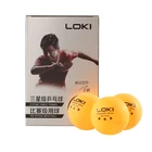 Ball LOKI 3star Wholesale White Orange Pingpong Table Tennis Ball Pingpong Ball