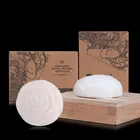 Flower shape disposable white mini hotel soap