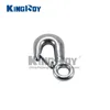 KINGROY galvanized steel chain crane forged lifting eye hoist hook with safety latch