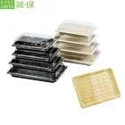 Disposable food grade custom blister cards plastic sushi tray