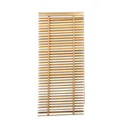 Elegant 50MM Piano High Gloss Colour Slats Wooden Venetian Window Basswood Blinds