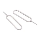 Poding OEM Stainless Steel Sim Card Pin, Sim Opener Tool for All Smartphones Mobile Phone Sim Card Ejector Pin