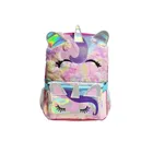 School Or Wholesale Unicorn Printing Backpack Female Fashion School Bags Or Fleece/600D Backpacks For Girls