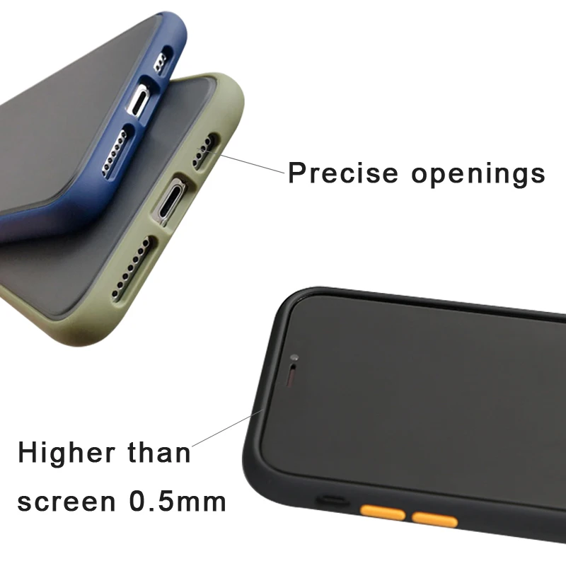 2019 Best Suitable Phone Cases For Huawei P30 PRO Frost 2 in 1 Mobile Covers Contrast Color Key Design For Y9 2019 Case