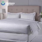 Factory Supplier 1000 Thread Count Cotton White Fitted Bed Sheets Bedding Set Hotel