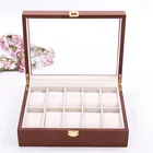10slots wood watch display case wooden watch case
