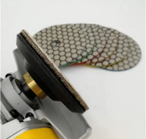 dry polishing pad 4 inch Sharp type diamond polishing pads/dry flexible polishing pad For Granite Marble Sanding Disc