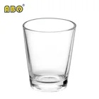 Small Old Fashion Style Plain Transparent Shot Glass Tumbler Cup
