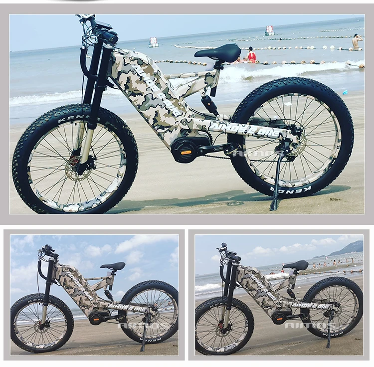 中驱电动自行车全悬架ebike车架bafang g510直销厂家电动自行车1000w