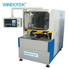 pvc upvc window assemble manufacturing corner cleaning machine