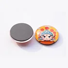 Fashion Mandala Fridge Magnet 47mm Glass Cabochon Round Decorative Refrigerator Magnetic Sticker Home Decoration