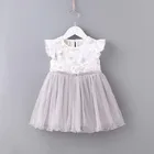 2019 wholesale summer Cotton kids Clothing girl clothing sleeveless dress girls ribbons baby dress