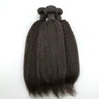 Natural Indian Wave Virgin Human Hair Product Private Label For Black Women