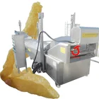 Continuous pork skin frying machine conveyor deep fryer machine for pork skin