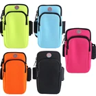 Brazalete Sports Running Armband Arm Bag Pockets for Walking Gym Multifunctional Adjustable Universal Phone Arm Pack