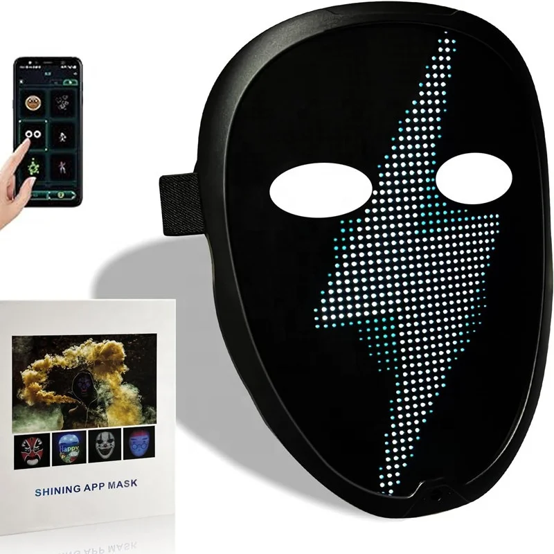 App Control Smart Led Face Masks Programmable Change Face Diy Photo For