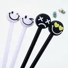 Black White Emoji Personality Ballpoint Gel Pens Cute Party Gift Bag Fillers Plastic pen