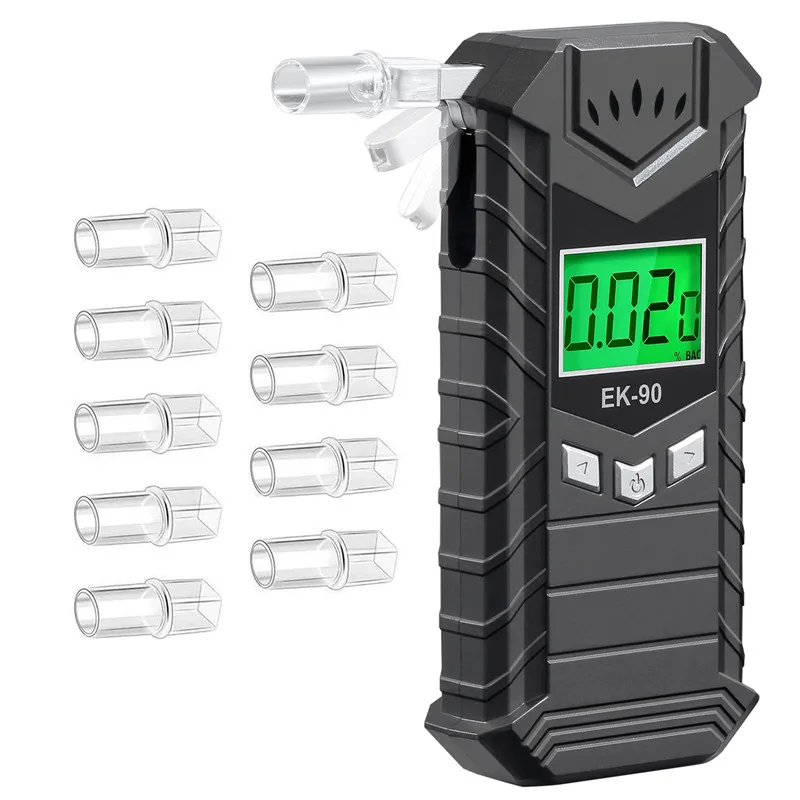 Shenzhen Portable MIni Alcohol Meter Tester Breathalyzer Alcoholtester LCD Digital Breath Alcohol Tester