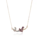Friend Fashion Festival Jewelry Zinc Alloy Enamel Mermaid Necklace Best Friend Necklace