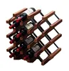 Vintage Modern Wine Storage Rack Metal Iron High Quality Stackable Wooden Wine Display racks
