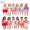 18 Inch America Girl Doll Clothes, Sample Customization Fashion Tulle Skirt Girl Dress Up Clothes Doll Clothes