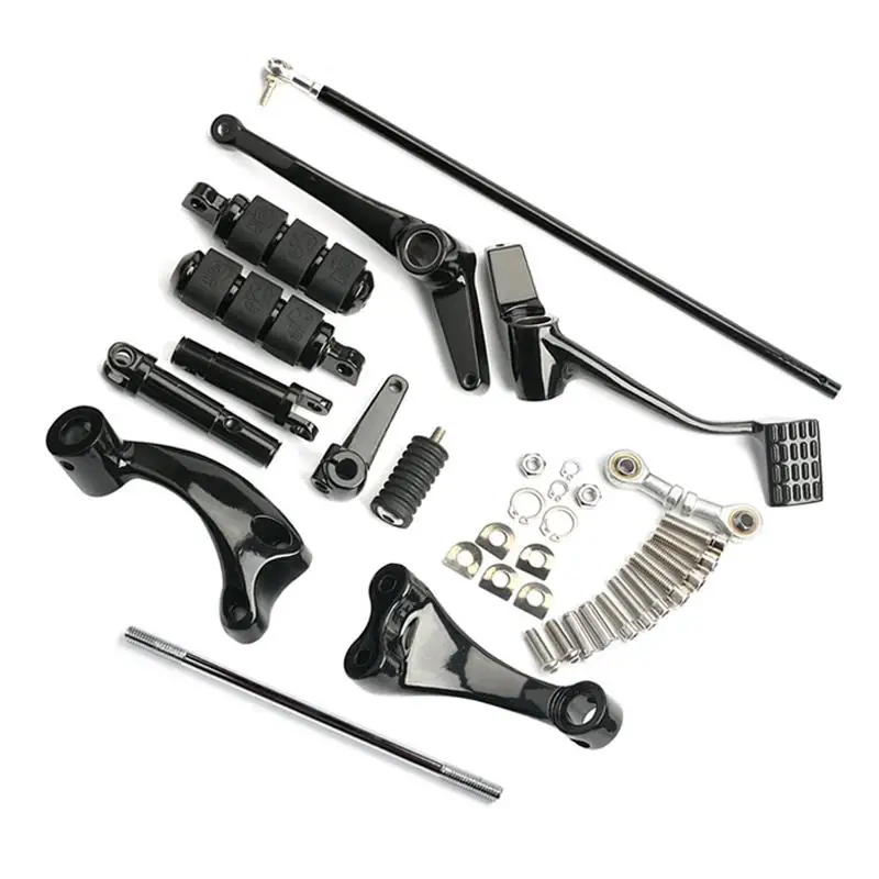 Motorcycle Forward Control Pegs Linkages Fit For Harley Sportster XL 883 1200 Custom 48 72 2014-2020 2018 2019