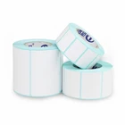 Custom waterproof rolled printing thermal adhesive paper packaging label sticker