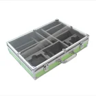 APC017 instrument aluminum suitcase aluminum tool case with foam padding