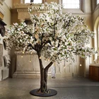 Customize artificial outdoor indoor potted plant cherry blossom tree, artifical sakura wedding trees white