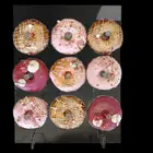 Clear Acrylic Donut stand table Donut Wall Display Tray rack display for party birthday wedding