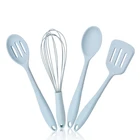 Wholesale New designs 4pcs colorful Kitchen Utensils set Cooking Silicone Kitchenwares Tools set for home
