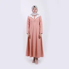 2019 hot selling fashion abaya design islamic women long sleeve high grade dress abaya