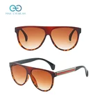 2020 Women Tortoise Vintage Eyewear Oversized Shades Sunglasses