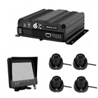 Hot sale taxi security wifi mdvr fleet gps tracking mini sd card mdvr 4channels vehicle cctv car dvr camera with gps